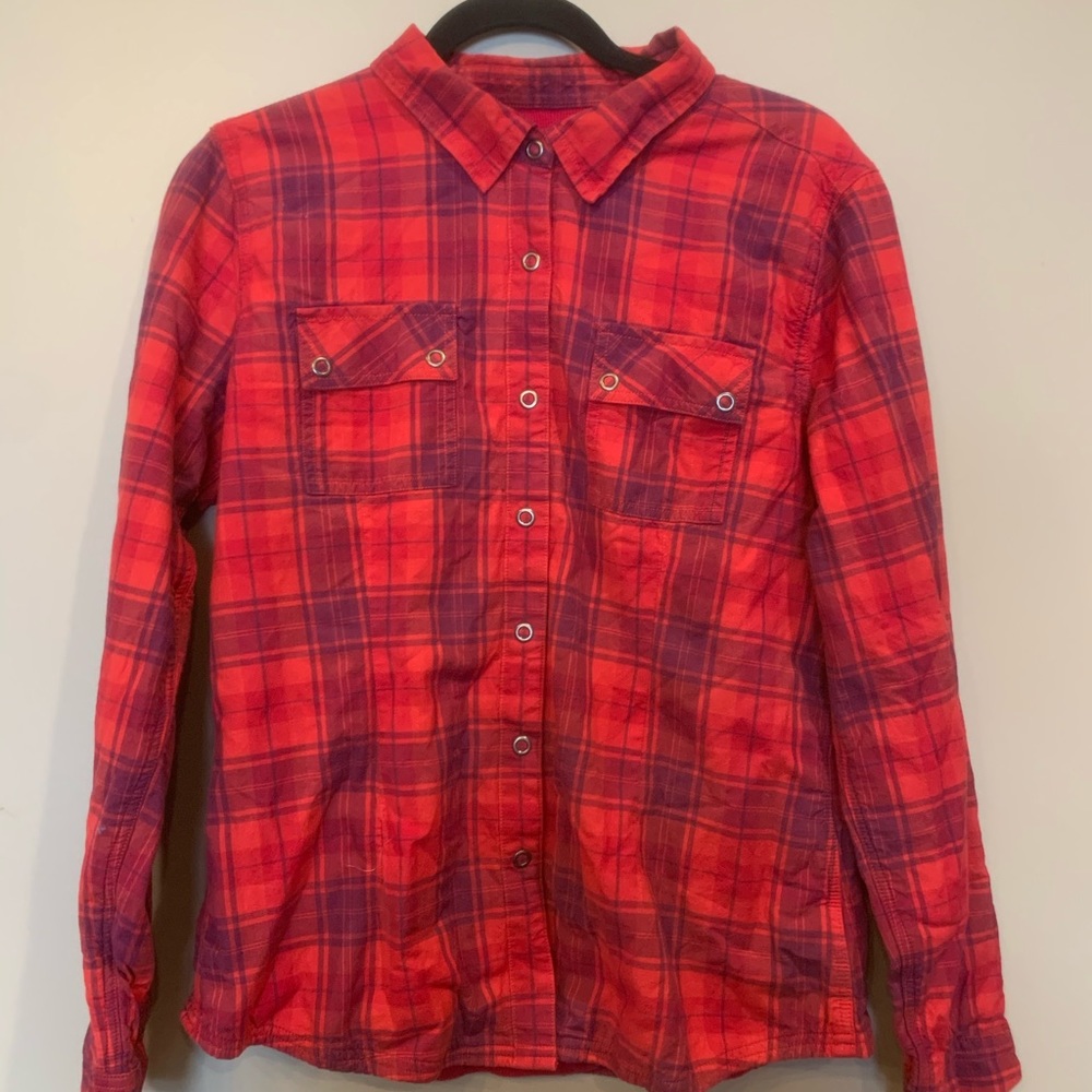 Prana fleece lined flannel.
